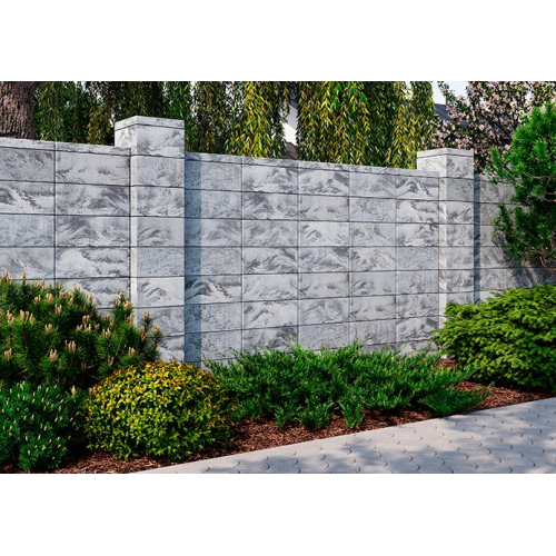 Блок 504 х 200 огорожі "Гардіан" Onyx White