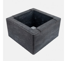 Блок 360х360 огорожі «Ґардіан» Onyx Black