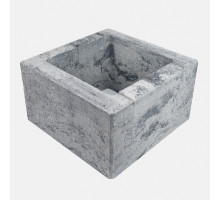 Блок 360х360 огорожі «Ґардіан» Onyx White 