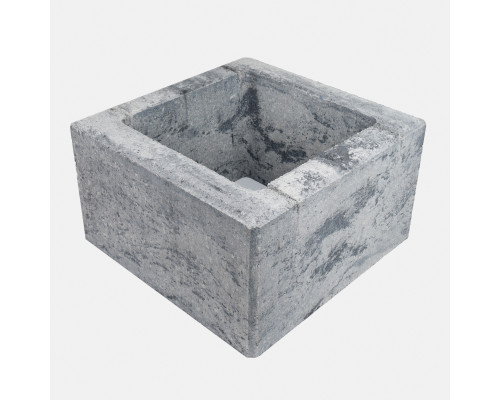 Блок 360х360 огорожі «Ґардіан» Onyx White 