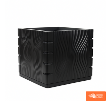 Кашпо для квітів Brickland Design Хвиля (Wave cube) 39х35
