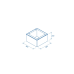 Блок 360х360 огорожі «Ґардіан» Topaz